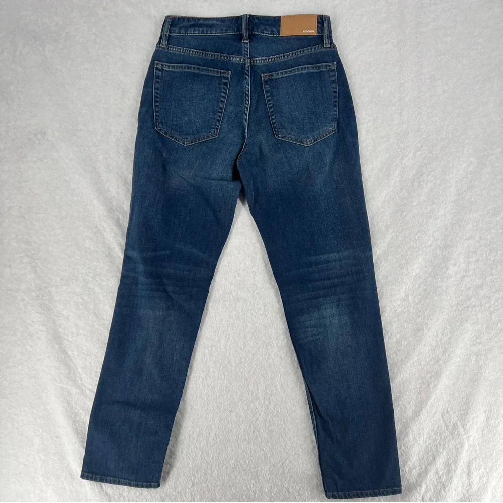 Bonobos Athletic Fit Stretch Medium Wash Blue Denim‎ Straight Jeans Size 28